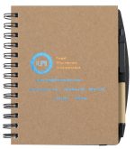 Custom Recycled Journals w/Pen Safe Back Cover (5"x 7") - 2