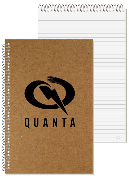 Custom Recycled Stenographer Notebook (5 3/8"x 8 ¼") - 2