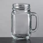 Custom Roswell Drinking Jar - Deep Etch - 1