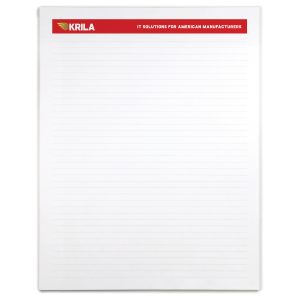 Custom Scratch Pad - 8"x11" - 25 Sheet - No Bleed