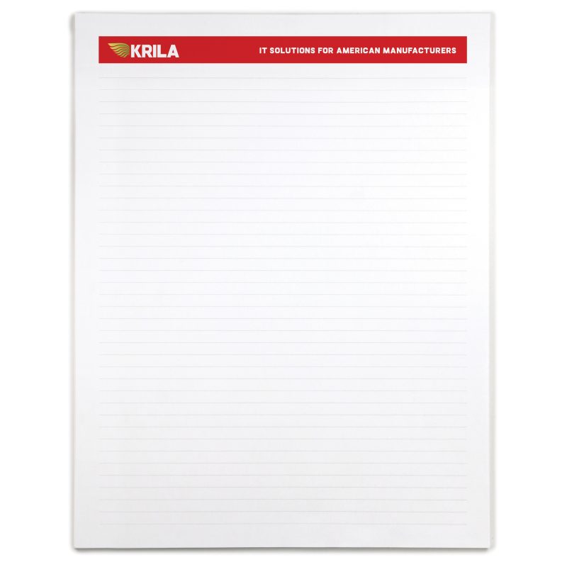 Custom Scratch Pad - 8"x11" - 25 Sheet - No Bleed