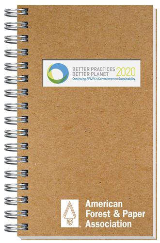 Custom Shadowbox Paperboard Journal w/100 Sheets (5 ¼"x 8 ¼") - 2