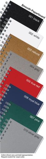 Custom Shadowbox Paperboard Journal w/100 Sheets (5 ¼"x 8 ¼") - 4