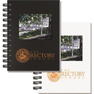 Custom Shadowbox Paperboard Journal w/100 Sheets (5"x 7")