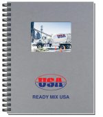 Custom Shadowbox Paperboard Journal w/100 Sheets (8 ½"x 11") - 2