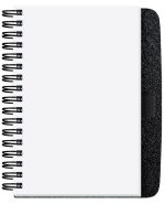 Custom Shadowbox Paperboard Journal w/100 Sheets & Pen (4"x 6") - 1