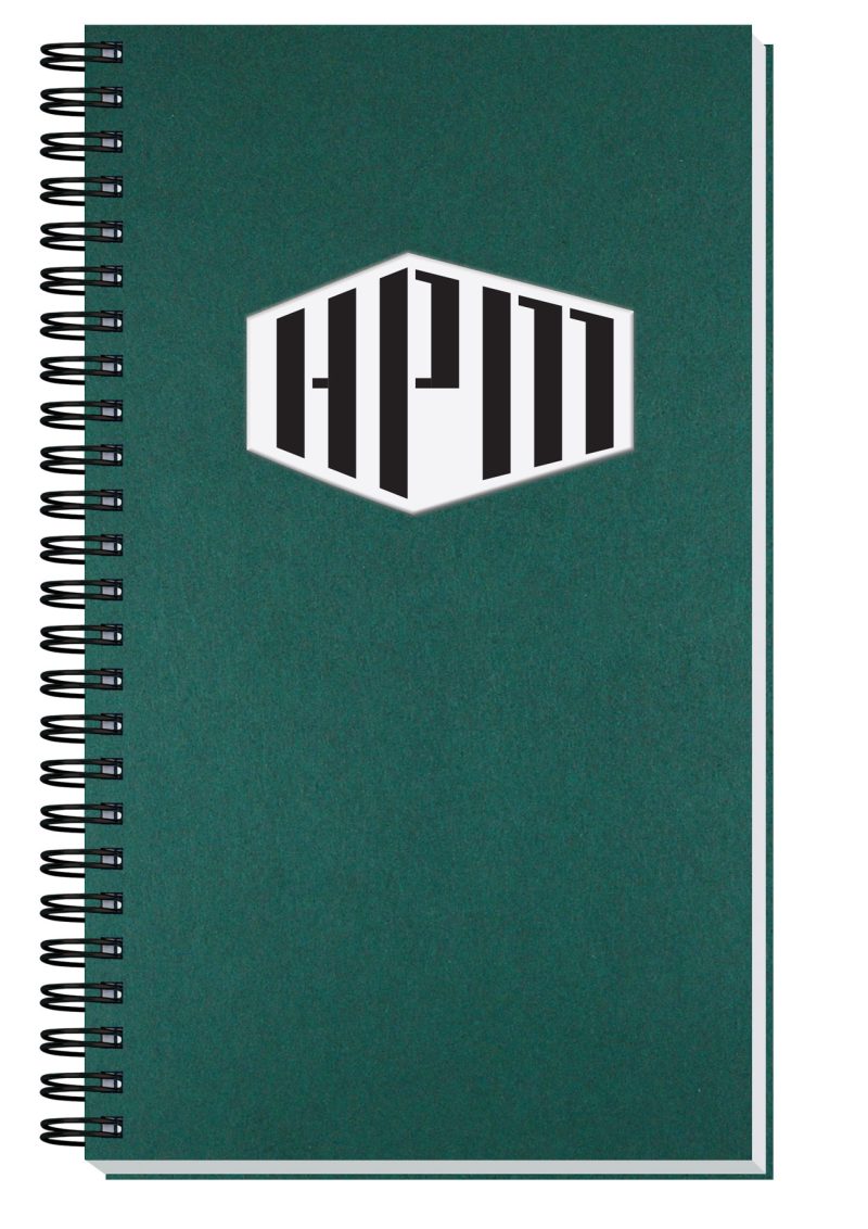 Custom Shadowbox Paperboard Journal w/50 Sheets (5 ¼"x 8 ¼")