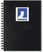 Custom Shadowbox Paperboard Journal w/50 Sheets (5"x 7") - 7