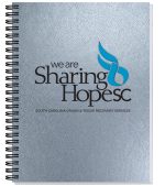 Custom Shadowbox Paperboard Journal w/50 Sheets (6 ½"x 8 ½") - 2