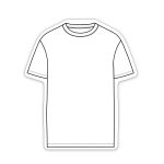 Custom Shirt Shaped NoteKeeper™ Magnet 20 Mil - 2
