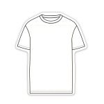 Custom Shirt Shaped NoteKeeper™ Magnet 20 Mil - 3