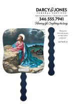 Custom Skinner & Kennedy™ Christ In Gethsemane - Pictorial Fan