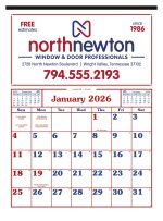 Custom Skinner & Kennedy™ Commercial 12-Sheet Calendar - 3