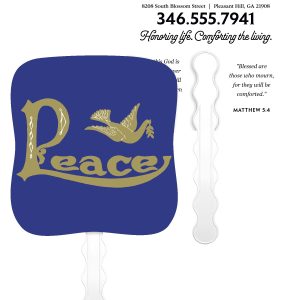 Custom Skinner & Kennedy™ Peace - Pictorial Fan