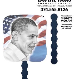 Custom Skinner & Kennedy™ President Barack Obama - Pictorial Fan