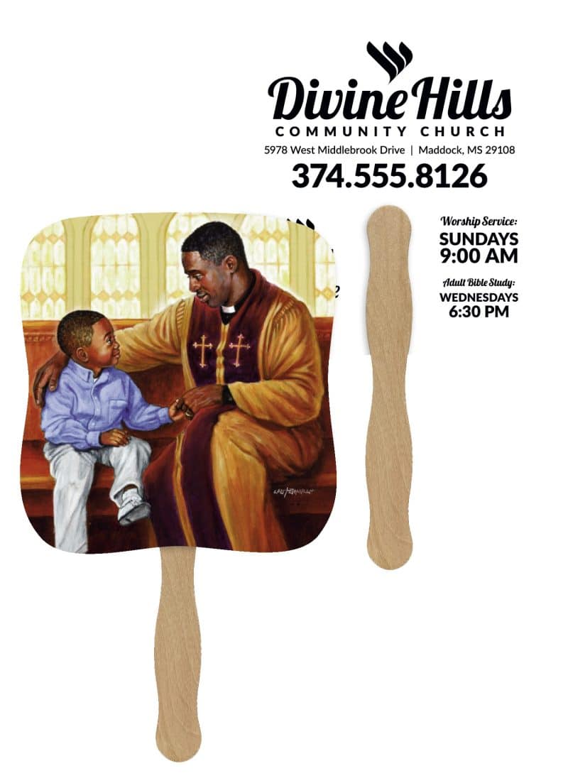 Custom Skinner & Kennedy™ Spiritual Guidance - Pictorial Fan - 1