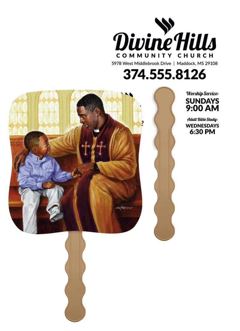 Custom Skinner & Kennedy™ Spiritual Guidance - Pictorial Fan