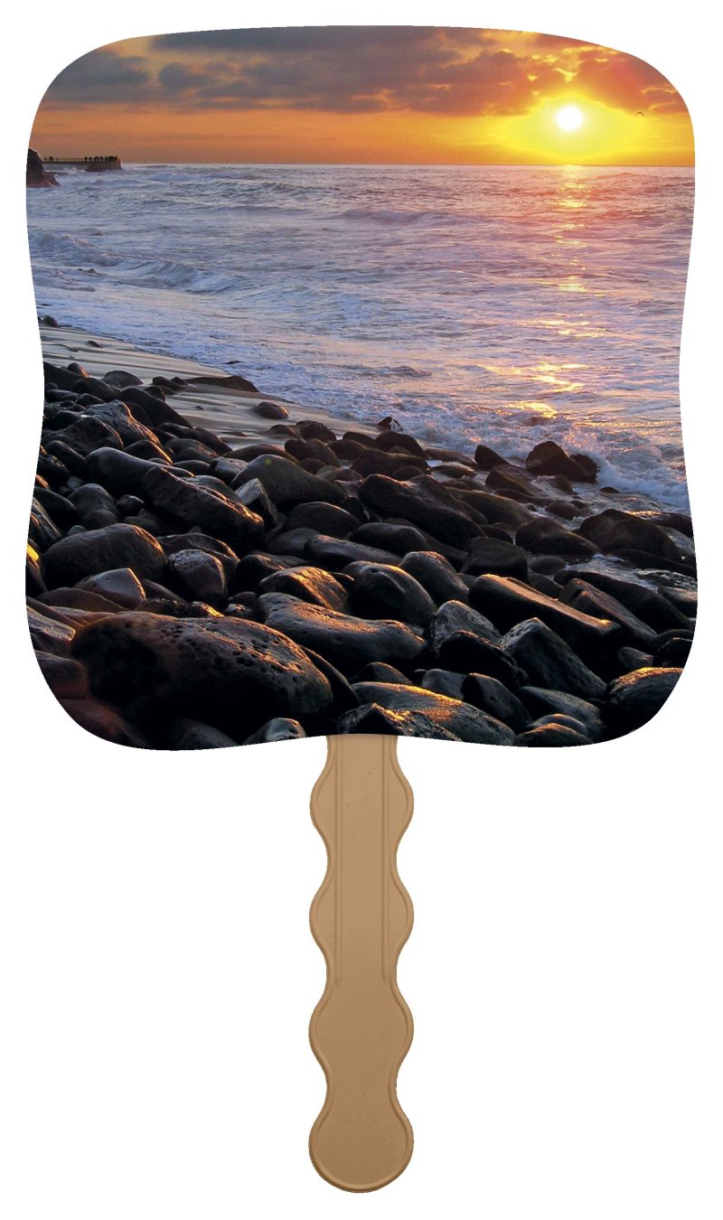 Custom Skinner & Kennedy™ Sunset Shore - Pictorial Fan - 2