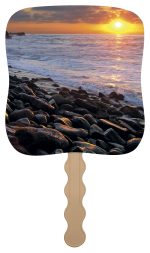 Custom Skinner & Kennedy™ Sunset Shore - Pictorial Fan - 6