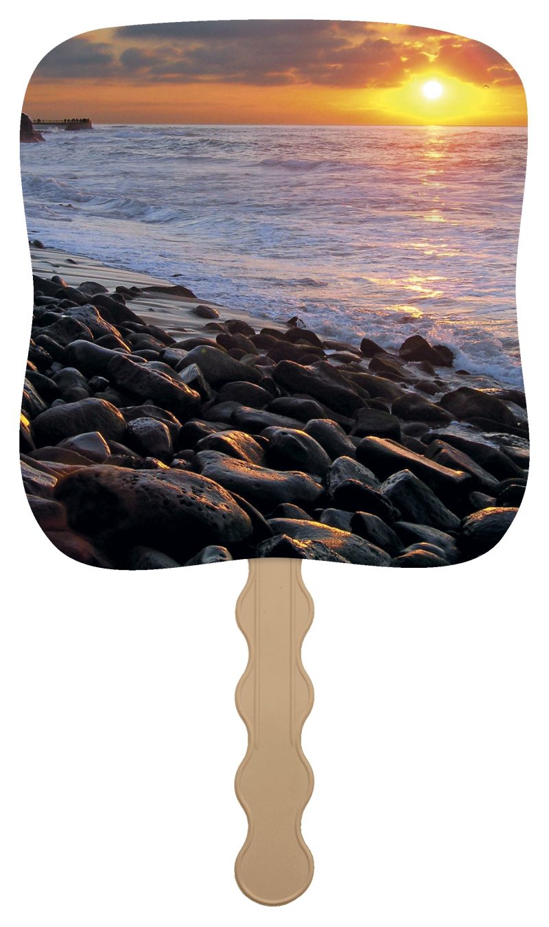 Custom Skinner & Kennedy™ Sunset Shore - Pictorial Fan - 6