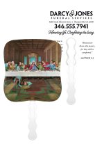 Custom Skinner & Kennedy™ The Last Supper - Pictorial Fan - 1