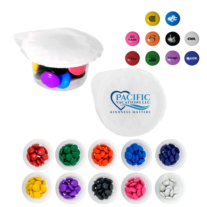 Custom Small Full Color Cup of Printed Candy