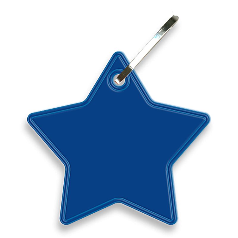 Custom Star Reflective Zipper Pull - 2