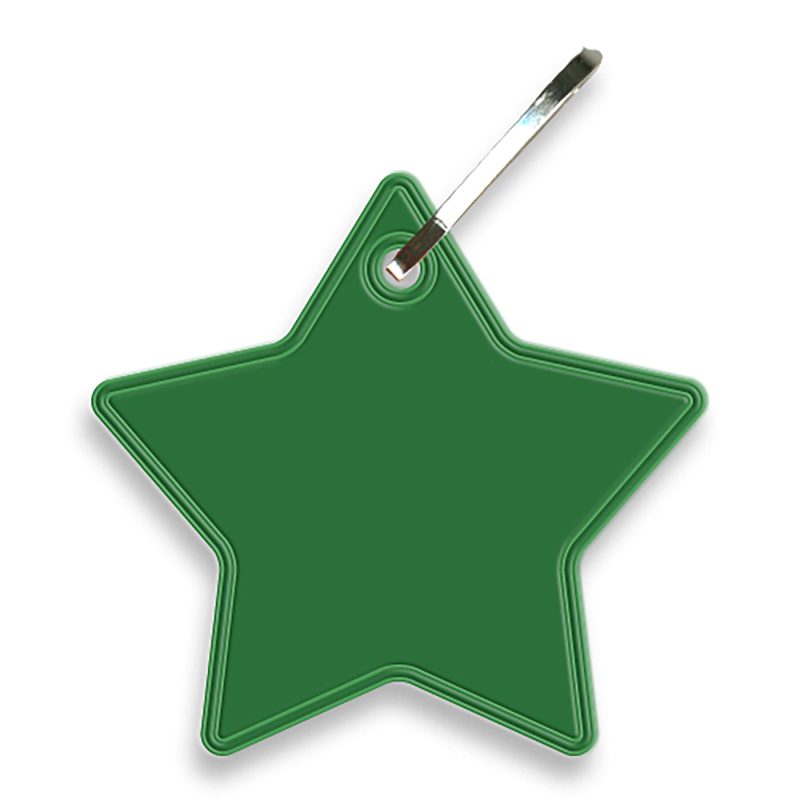Custom Star Reflective Zipper Pull - 7