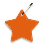 Custom Star Reflective Zipper Pull - 8