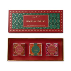 Custom Sugarfina Holiday 3PC Candy Bento Box - Red