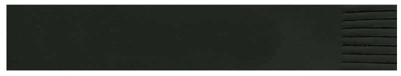 Custom Top Grain Leather Straight Edge Bookmark w/Fringe (Domestic) - 1