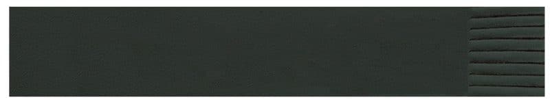 Custom Top Grain Leather Straight Edge Bookmark w/Fringe (Domestic) - 5