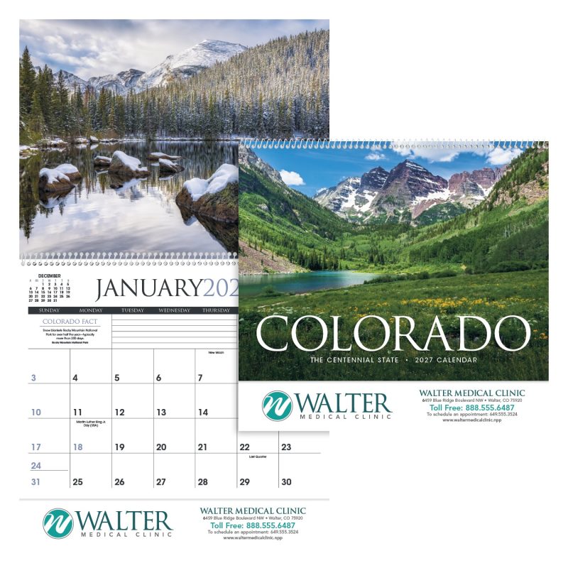 Colorado Native Calendar Triumph® Calendars Colorado Calendar – Swag Made in the USA