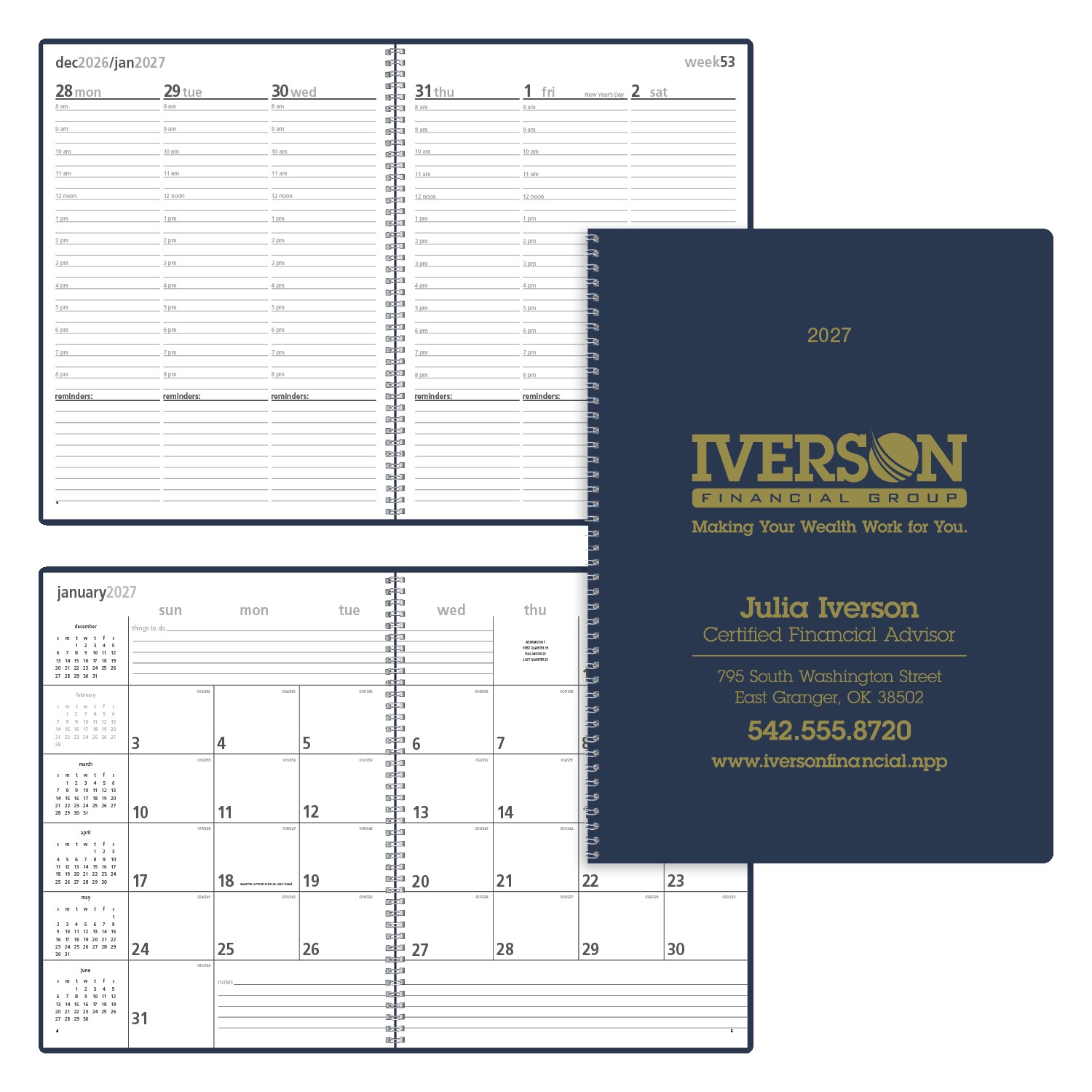 Triumph® Calendars Monthly & Weekly Planner – Swag Made in the USA
