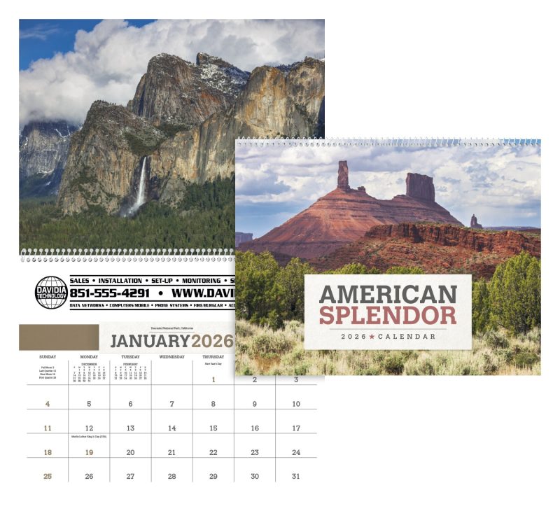 Custom Triumph® Calendars American Splendor Calendar - 1