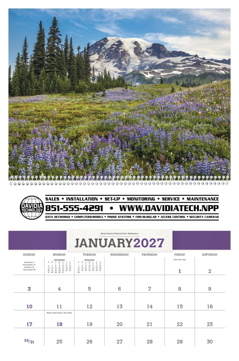 Custom Triumph® Calendars American Splendor Calendar - 6