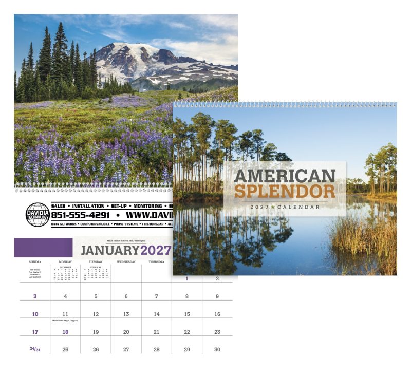 Custom Triumph® Calendars American Splendor Calendar