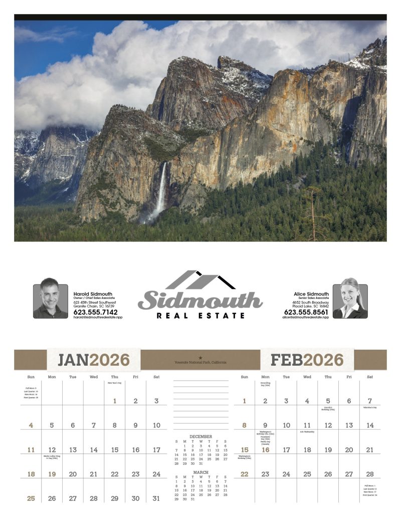 Custom Triumph® Calendars American Splendor Calendar