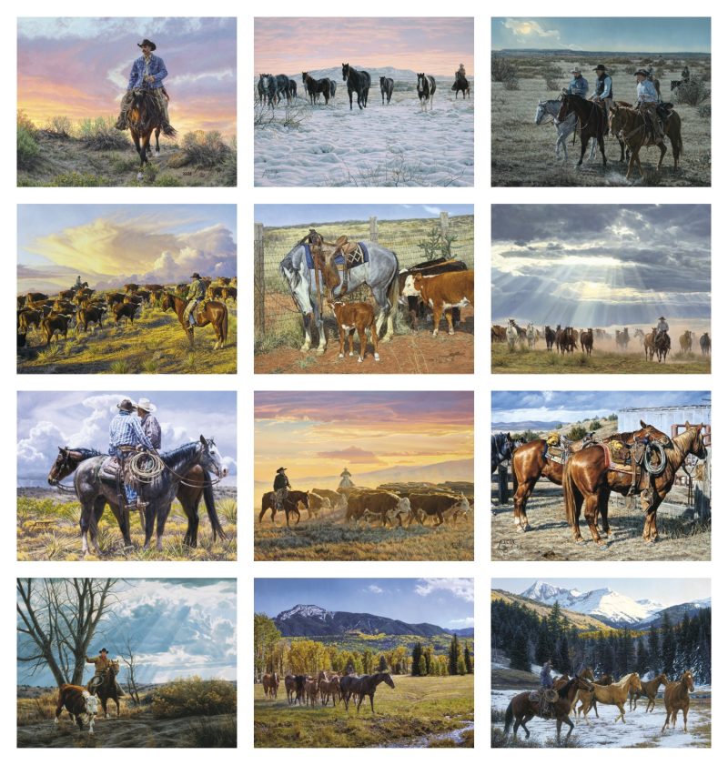 Custom Triumph® Calendars American West by Tim Cox Calendar - 4