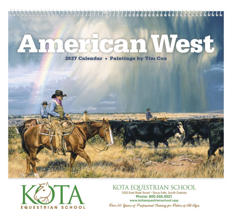 Custom Triumph® Calendars American West by Tim Cox Calendar - 5