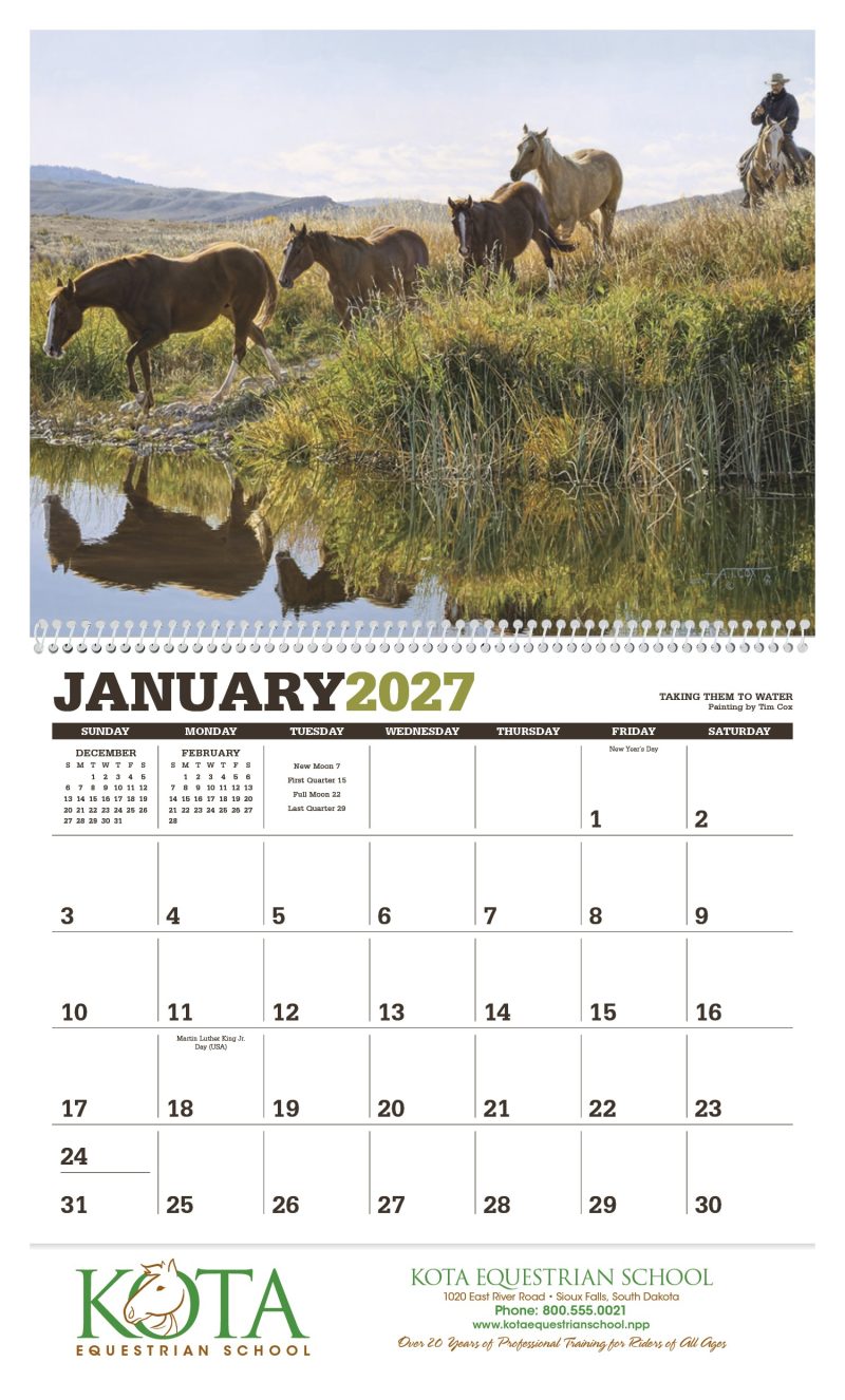 Custom Triumph® Calendars American West by Tim Cox Calendar - 6