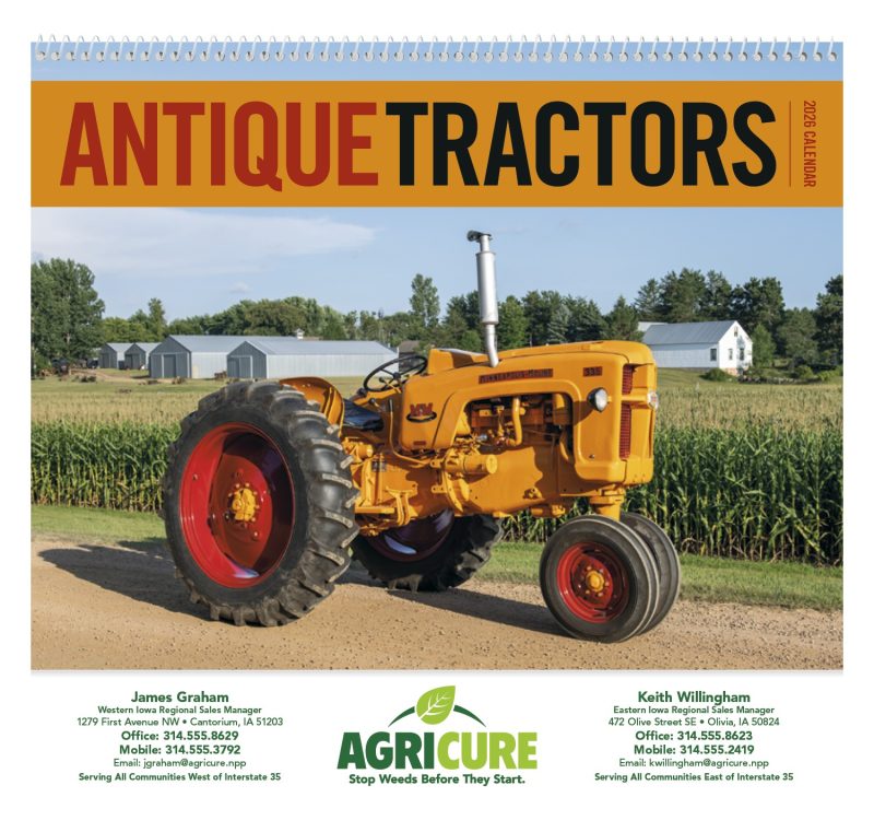 Custom Triumph® Calendars Antique Tractors Calendar - 2