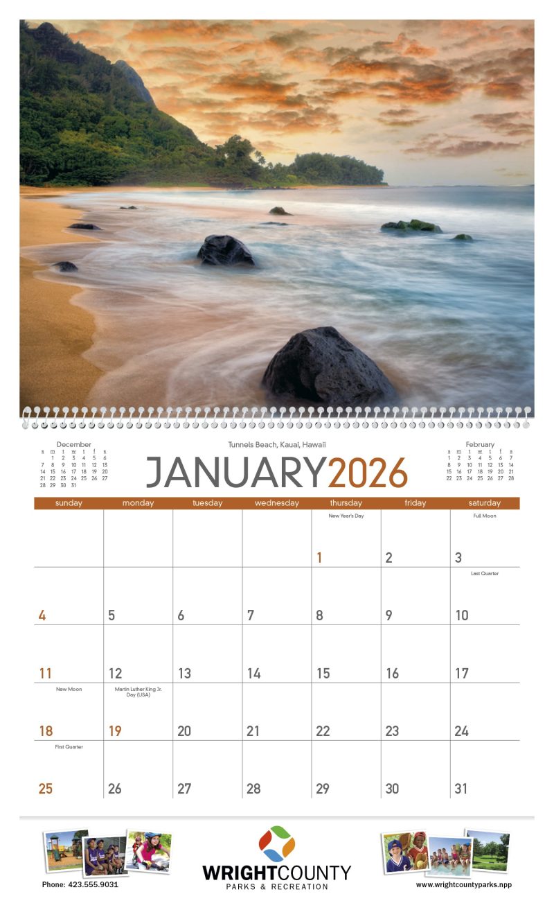 Custom Triumph® Calendars Beautiful America Calendar - 3