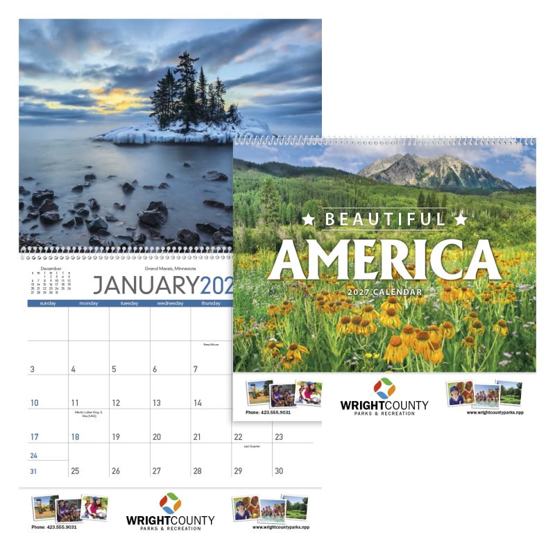 Custom Triumph® Calendars Beautiful America Calendar