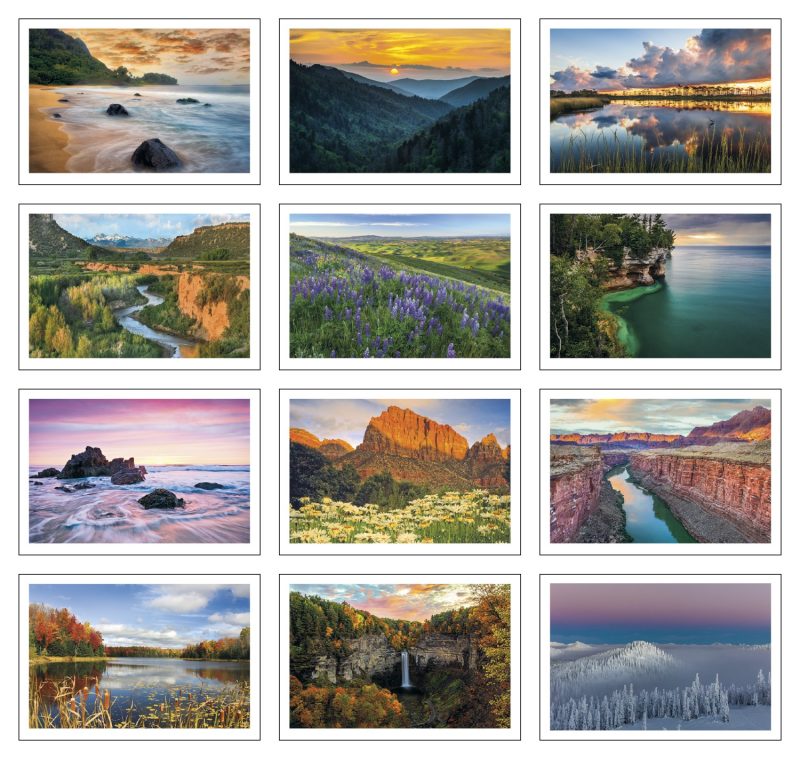 Custom Triumph® Calendars Beautiful America Pocket Calendar - 4