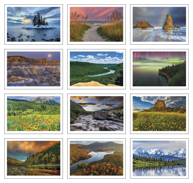 Custom Triumph® Calendars Beautiful America Pocket Calendar - 7