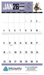 Custom Triumph® Calendars Big Block Memo - 3