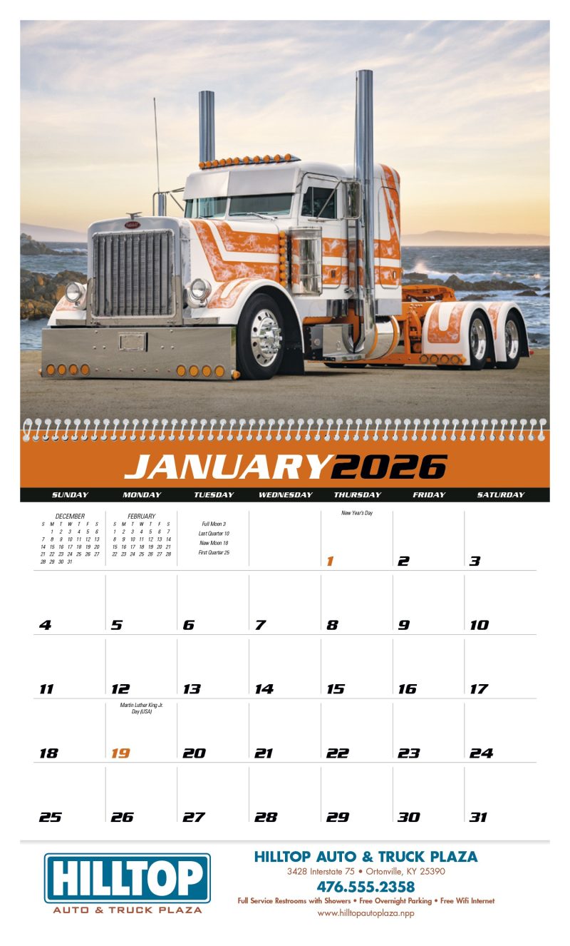 Custom Triumph® Calendars Big Rigs Calendar - 3
