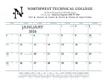 Custom Triumph® Calendars Blue & Black Desk Pad