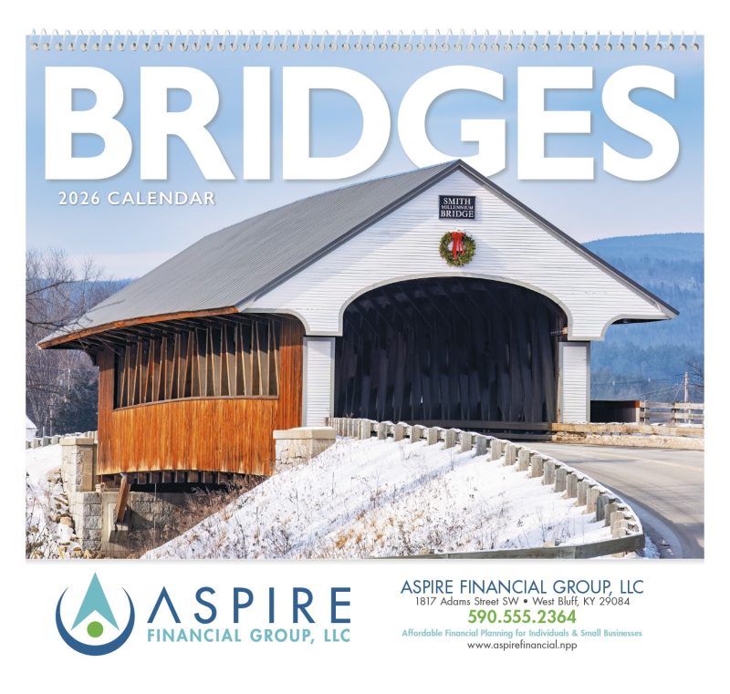 Custom Triumph® Calendars Bridges Calendar - 2
